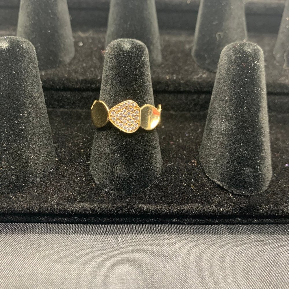 Melinda Maria Gold and Circle Crystal Band